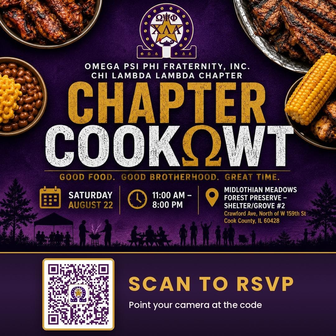 Chi Lambda Lambda Chapter CookOwt flyer