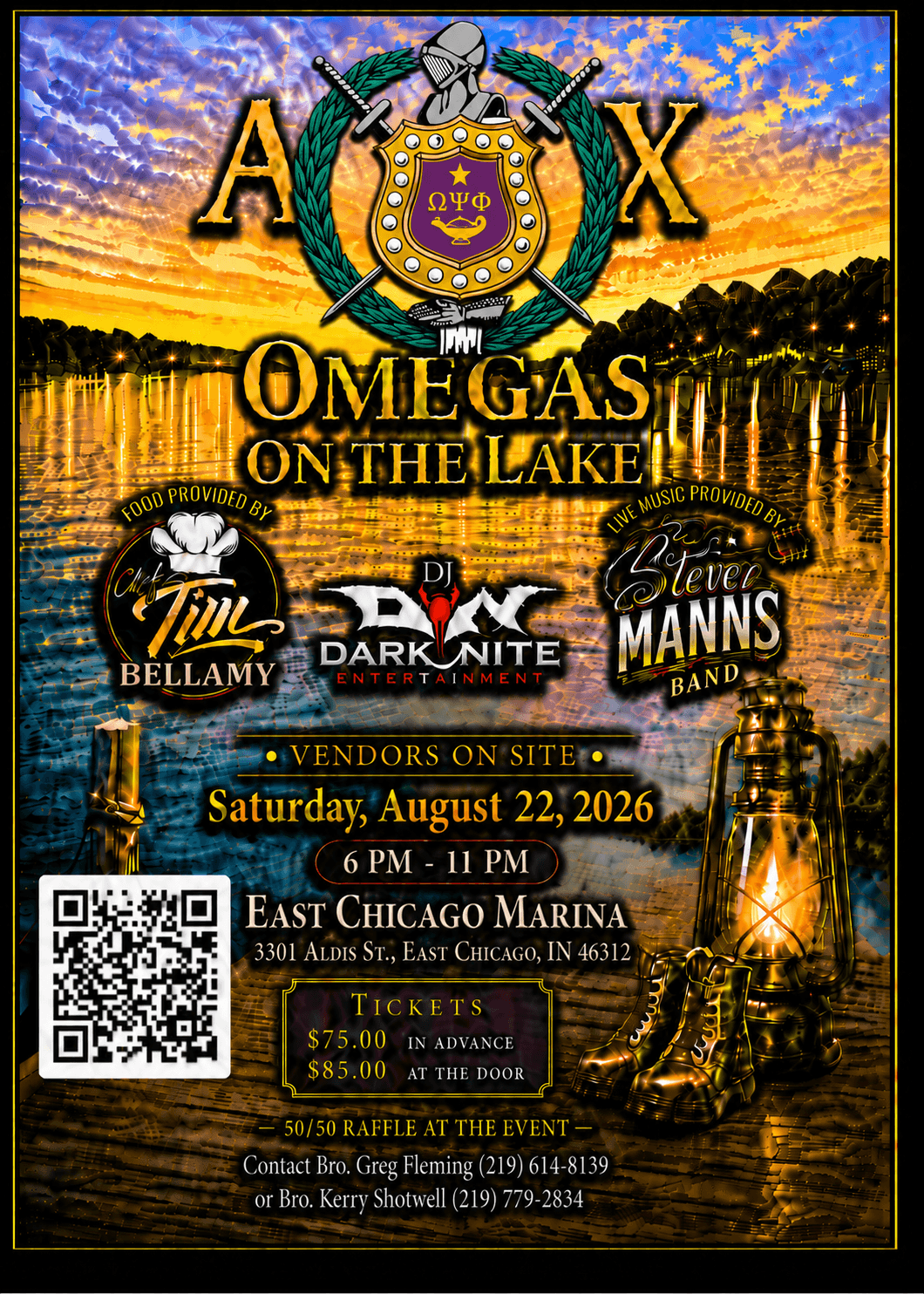 Omegas On The Lake flyer